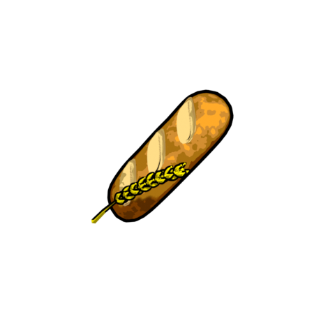 Bread 3D model