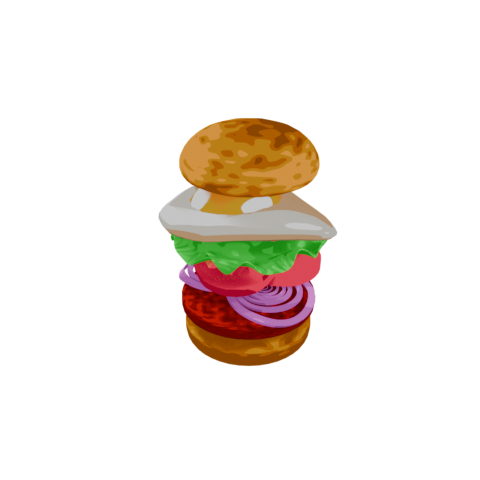 Burger 3D model