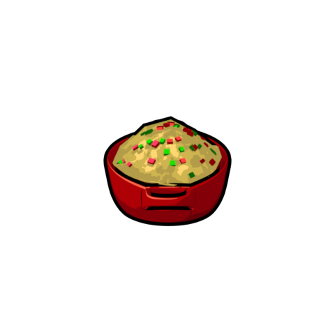 Mashed Potato and Bacon 3D model