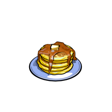 Pancake 3D model