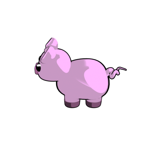 Pig 3D model